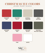 SKC & Co. Christmas Tee Color Chart