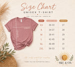SKC and Co. Size Chart - Unisex T-Shirt
