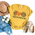 Peace Love Fall -Fall Tee - SKC Boutique