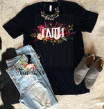 Faith Floral Tee - SKC Boutique