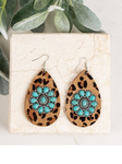 Wild West Leopard Drop Earrings - SKC Boutique