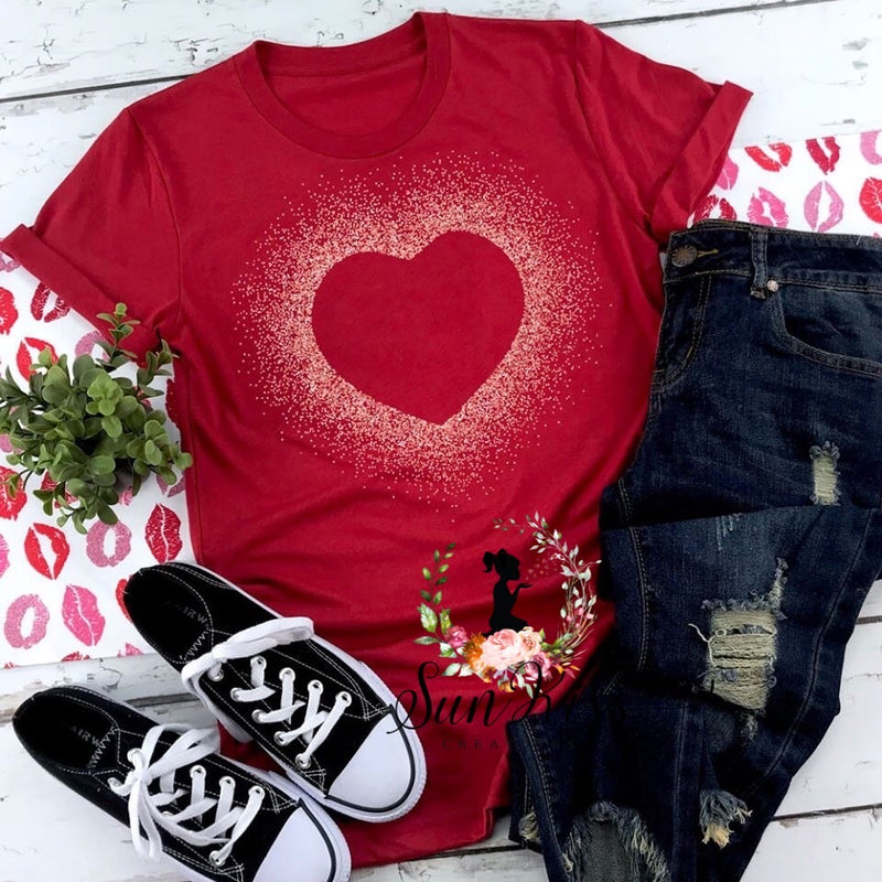 Valentine’s Day Glitter Heart - SKC Boutique