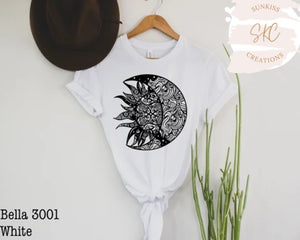 Mandala Sun & Moon Tee - SKC Boutique