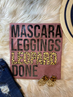 Mascara Leggings   Leopard Done Tee - SKC Boutique