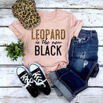 Leopard is the new Black Tee - SKC Boutique