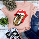 Leopard Tongue Tee - SKC Boutique